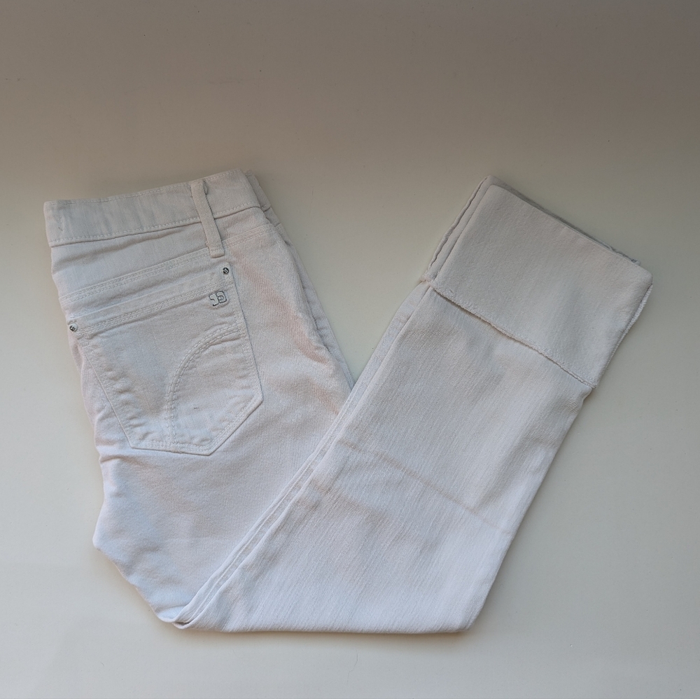 Joe's Jeans Jenny White Cropped Denim Size 27